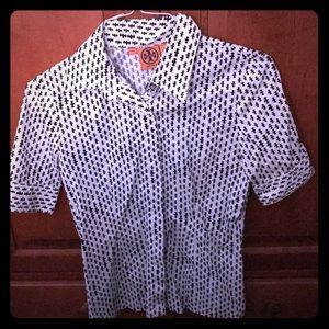 Tory Burch authentic short sleeve dress shirt